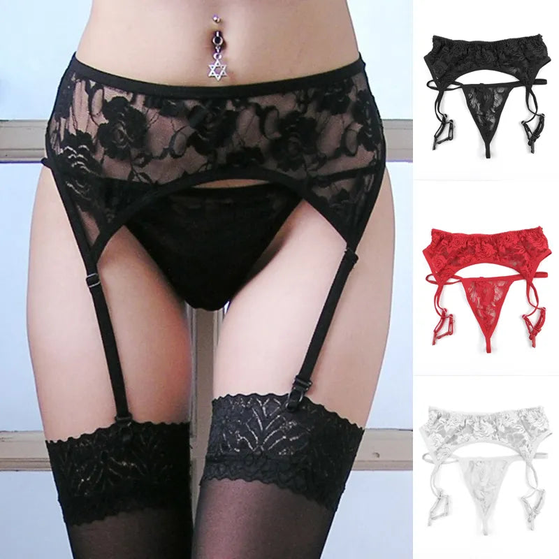 Sexy Women Wedding Garter Intimates Double Breasted Lace Garters High Quality Garter Belt For Stockings Ladies Underwear