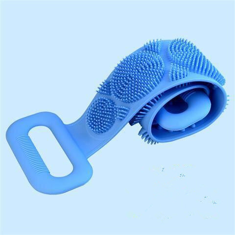 Silicone Brushes Bath Towels Rubbing Back Mud Peeling Body Medical Massage Shower Magic Brush Flexible Scrubber Skin Cleaning