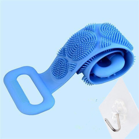 Silicone Brushes Bath Towels Rubbing Back Mud Peeling Body Medical Massage Shower Magic Brush Flexible Scrubber Skin Cleaning