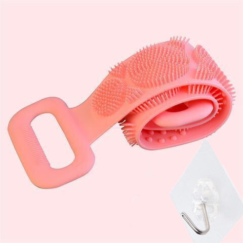 Silicone Brushes Bath Towels Rubbing Back Mud Peeling Body Medical Massage Shower Magic Brush Flexible Scrubber Skin Cleaning