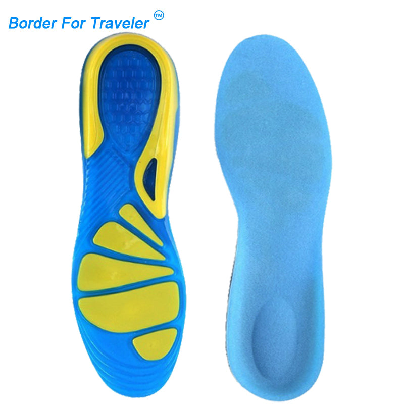 Soft Silicone Gel Insoles For Shoes Heel Cushion Foot Plantar Fasciitis Relieve Heel Pain Shock Absorption Shoe Pad