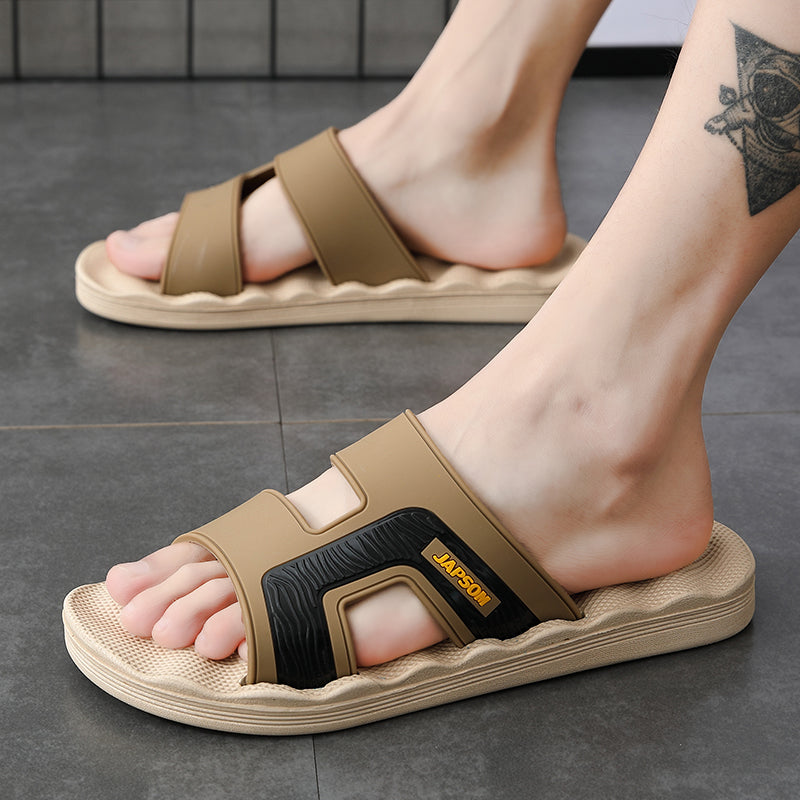 Summer Soft Flat Indoor Slippers Men Slides Home House Slipper Sleepers Slipers Beach Badslippers Bath Shower Shoes Plus Size