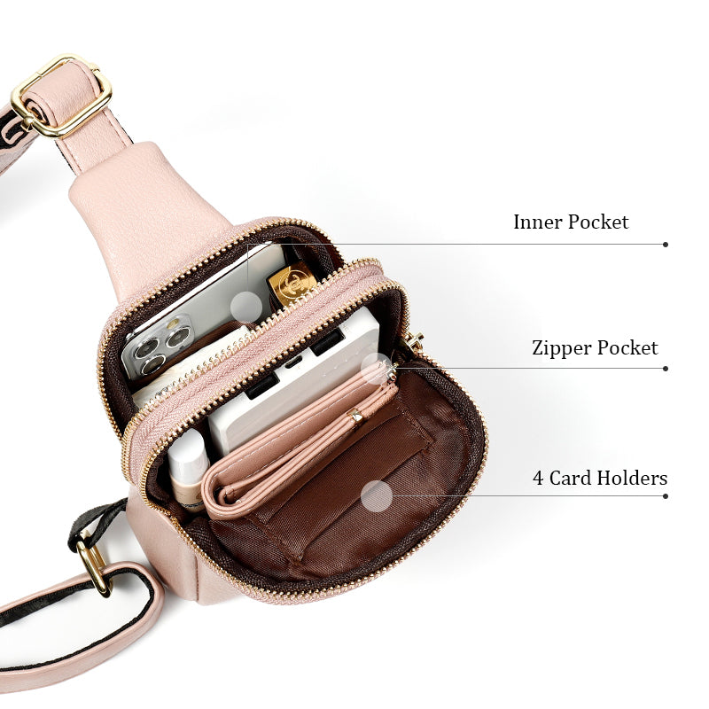 Summer Women'S Chest Pack Bag Hip Hop Banana Belt Bag Mini High Quality Crossbody Bags Female Pu Leather Waist Bags Purse Pocket
