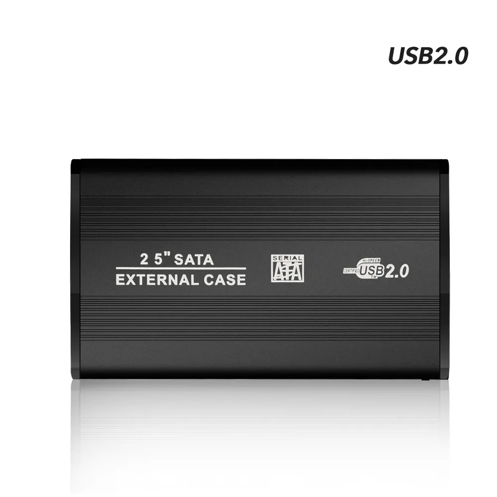 Tishric Aluminum Hdd Case For Hard Drive Box Enclosure Case Hdd 2.5 Inch Usb3 Hard Disk Case Sata To Usb External Hd Box Optibay