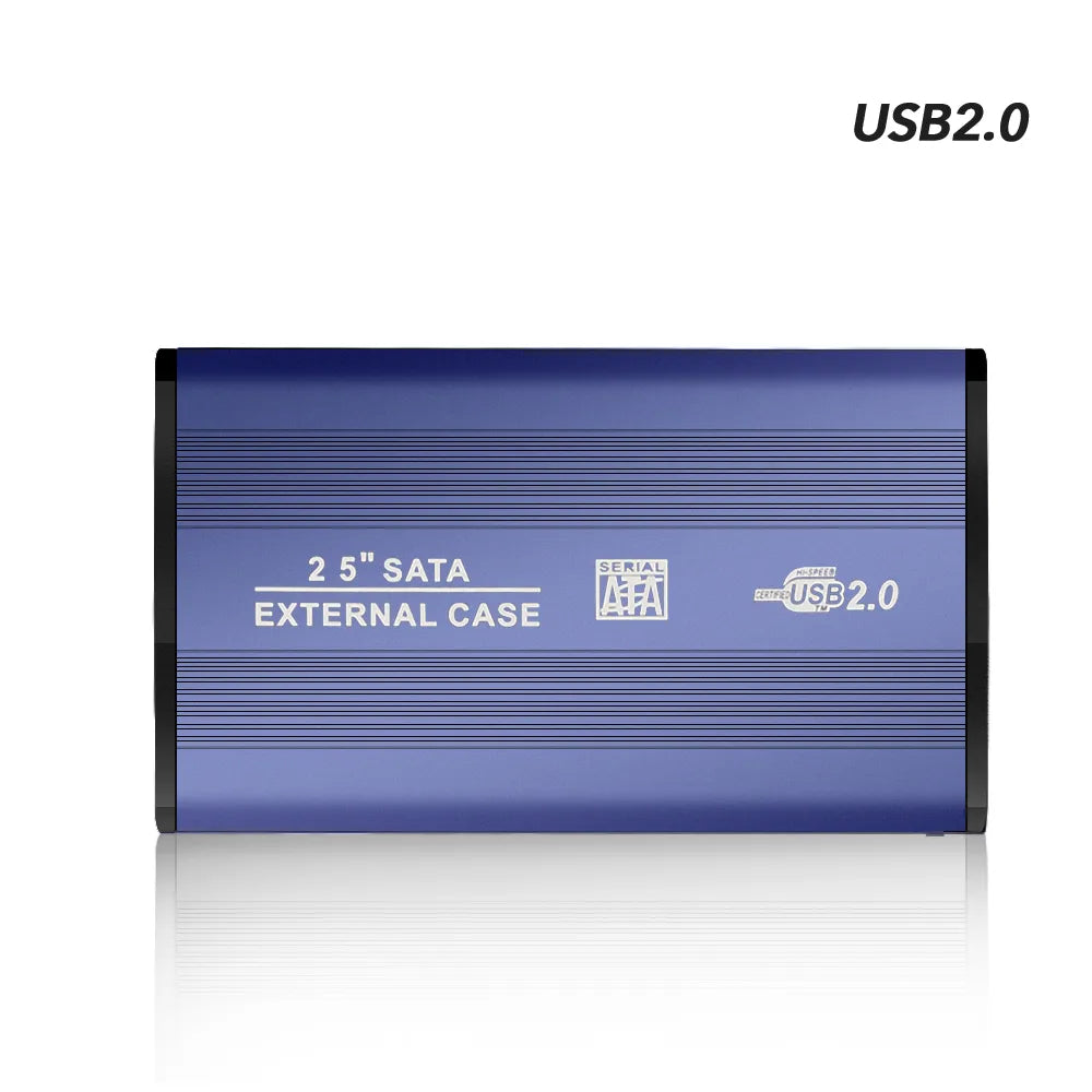 Tishric Aluminum Hdd Case For Hard Drive Box Enclosure Case Hdd 2.5 Inch Usb3 Hard Disk Case Sata To Usb External Hd Box Optibay