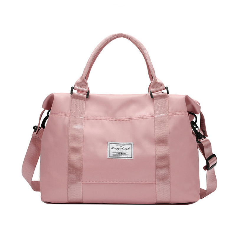 Top Oxford Pink Travel Handbag Carry On Luggage Shoulder Bags Men Duffle Bag Women Travel Tote Large Weekend Bag Overnight Bolsa
