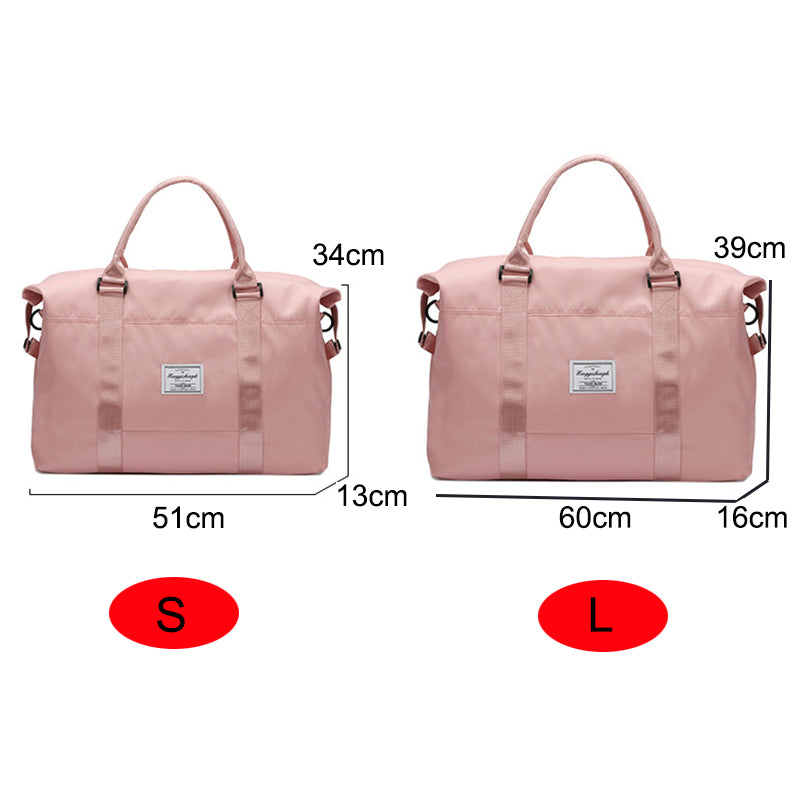 Top Oxford Pink Travel Handbag Carry On Luggage Shoulder Bags Men Duffle Bag Women Travel Tote Large Weekend Bag Overnight Bolsa