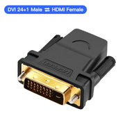 Plugue DVI M para HDMI F