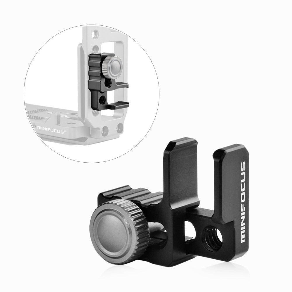 Universal Camera Cable Clamp Lock For Blackmagic Video Monitor Cage G7/Gh4/Gh3 Cage For Sony A6400 A6500 A6300 Bmmcc Cage