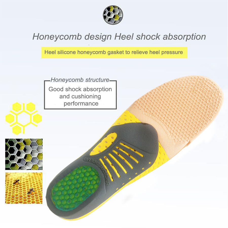 Vaipcow Pvc Orthopedic Insoles Orthotics Insole For Flat Foot 3D Arch Support Health Sole Pad For Plantar Fasciitis Feet Care