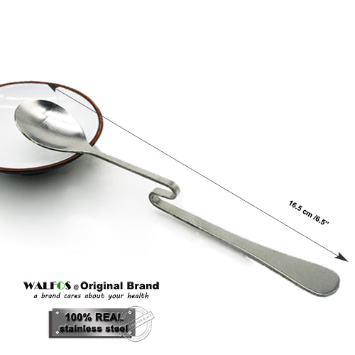 Walfos Long Handled Stainless Steel Coffee Spoon Ice Cream Dessert Tea Spoon For Picnic Kitchen Accessories