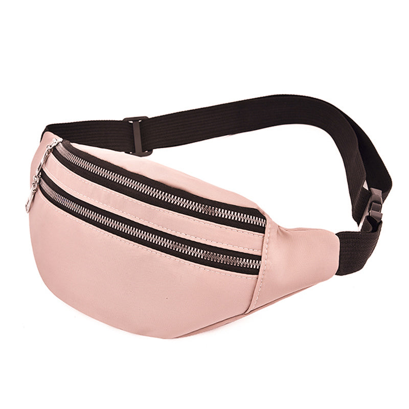 Waist Bag Women Fanny Pack Oxford Female Hip Bum Bag Men Banana Bag Women`S Belt Pocket Ladies Belly Money Pouch Fashion Purse