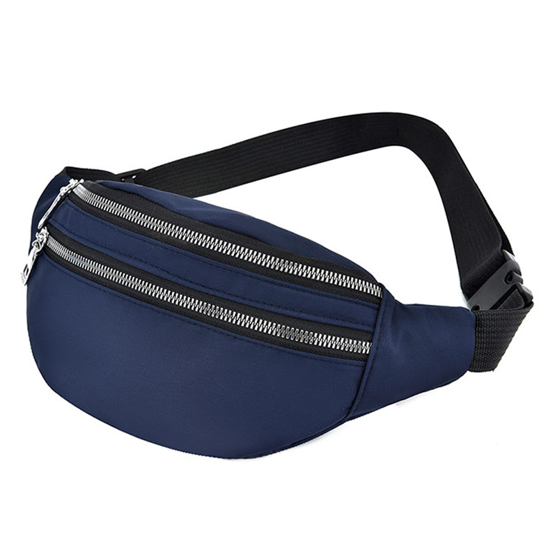 Waist Bag Women Fanny Pack Oxford Female Hip Bum Bag Men Banana Bag Women`S Belt Pocket Ladies Belly Money Pouch Fashion Purse