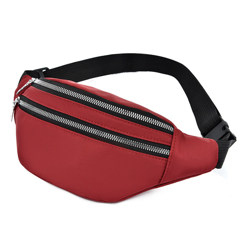 Waist Bag Women Fanny Pack Oxford Female Hip Bum Bag Men Banana Bag Women`S Belt Pocket Ladies Belly Money Pouch Fashion Purse