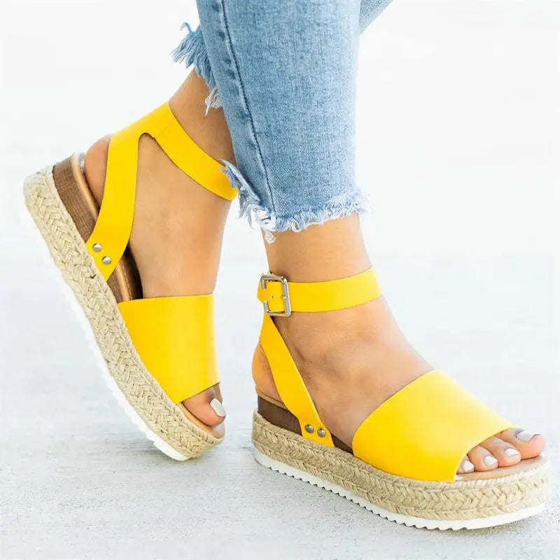 Wedges Shoes For Women High Heels Sandals Summer Shoes 2023 Flip Flop Chaussures Femme Platform Sandals Plus Size 35-43