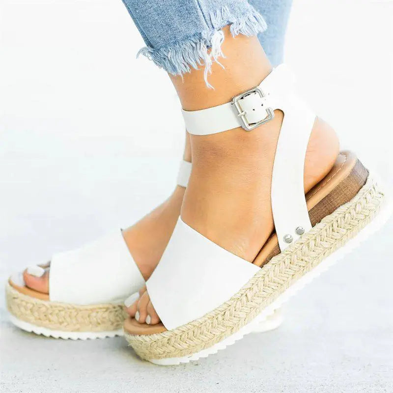 Wedges Shoes For Women High Heels Sandals Summer Shoes 2023 Flip Flop Chaussures Femme Platform Sandals Plus Size 35-43