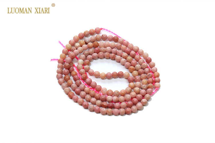 Wholesale Round Natural Stone Beads Pink Quartz Amethysts Crystal Agates Beads For Jewelry Making For Beadwork Diy Bracelet 2Mm