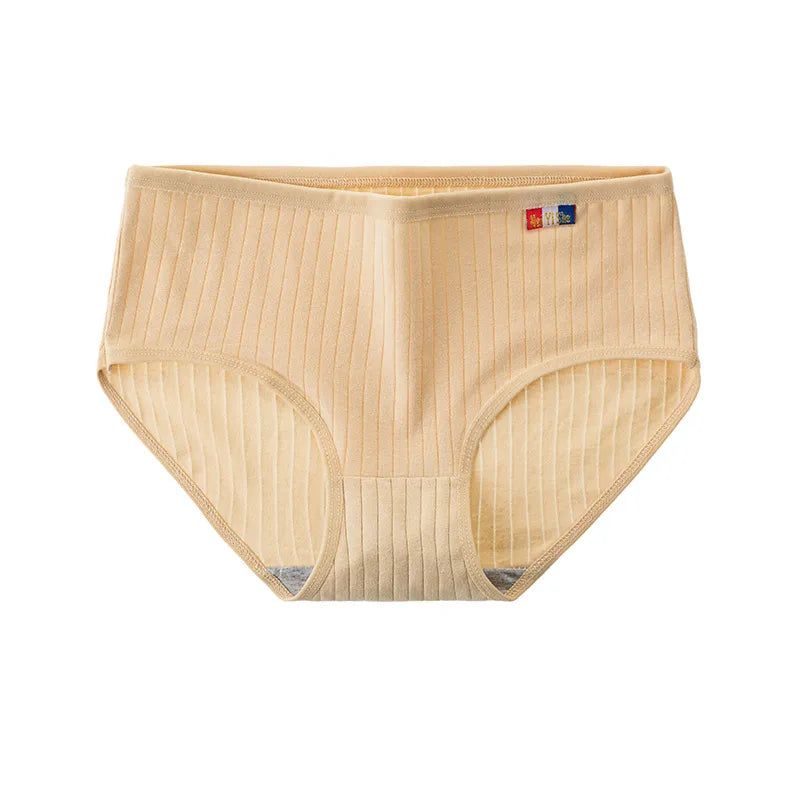 Women Cotton Underwear Seamless Panties Sexy Panty Female  Breathable Solid Color Underpants Girls&#39;  Lingerie Briefs-Xxl