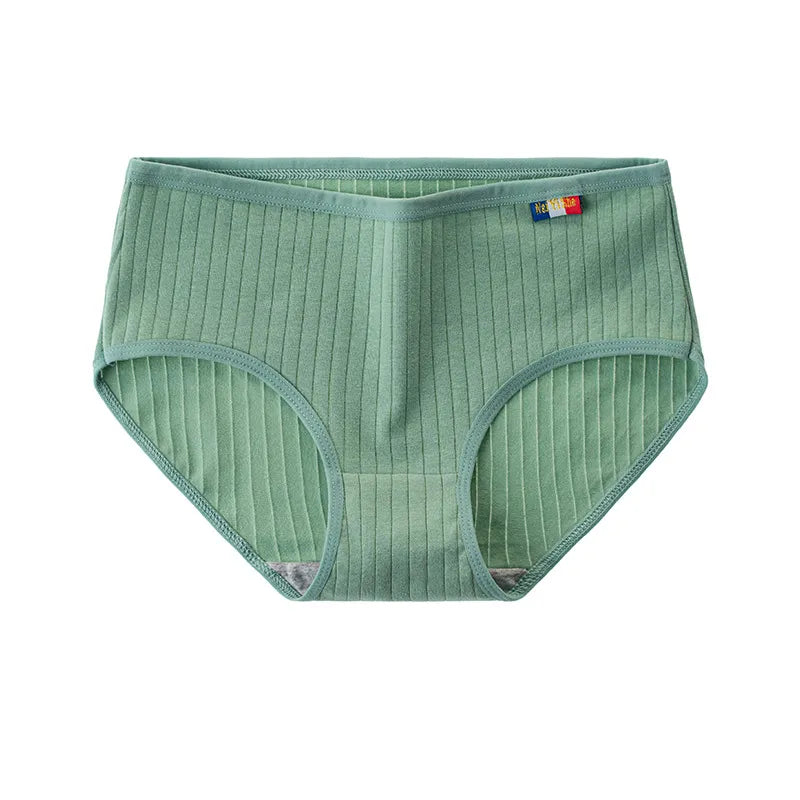 Women Cotton Underwear Seamless Panties Sexy Panty Female  Breathable Solid Color Underpants Girls&#39;  Lingerie Briefs-Xxl