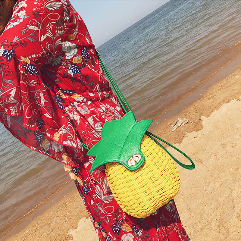 Women Messenger Bags Good Quality Female Tote Lady Clutches Women Bag 2018 Special Pineapple Fashion Design Women Handbag