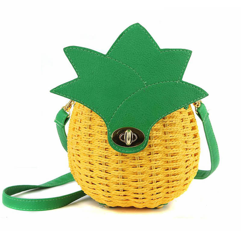 Women Messenger Bags Good Quality Female Tote Lady Clutches Women Bag 2018 Special Pineapple Fashion Design Women Handbag