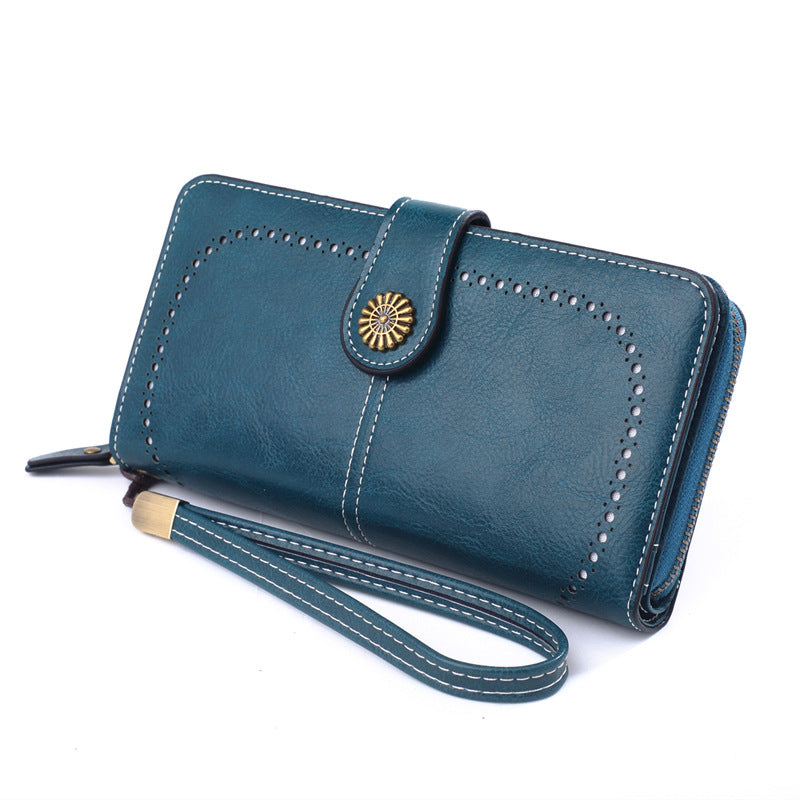 Women Wallet Pu Leather Money Bag Clutch Leisure Purse Fashion Style Female Wallets Long Coin Purse Card Holders Carteras