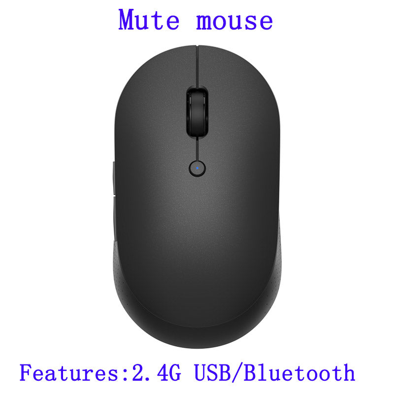 Xiaomi Mijia Wireless Dual-Mode Mouse Silent Ergonomic Bluetooth Usb Side Buttons Protable Mini Wireless Mouse For Laptop