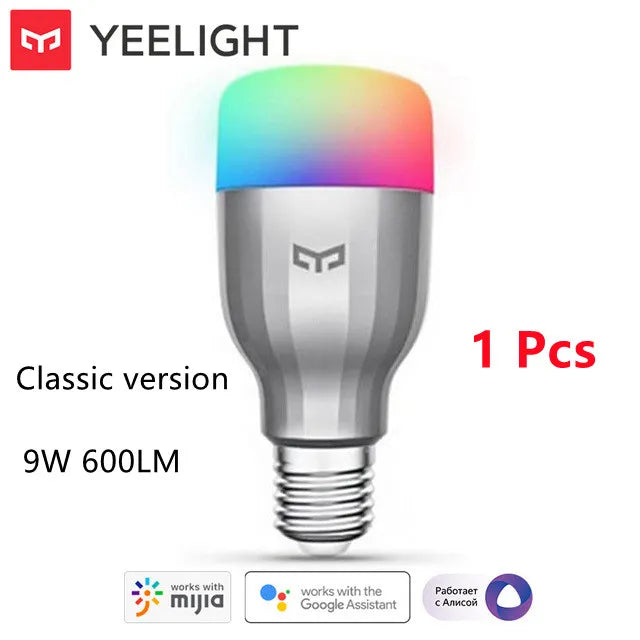 Yeelight Led Light Bulb 1S Smart Light Bulb Color Changing Bulbs,Dimmable Led Bulb,Work With Razor Chroma,Apple Homekit,Siri