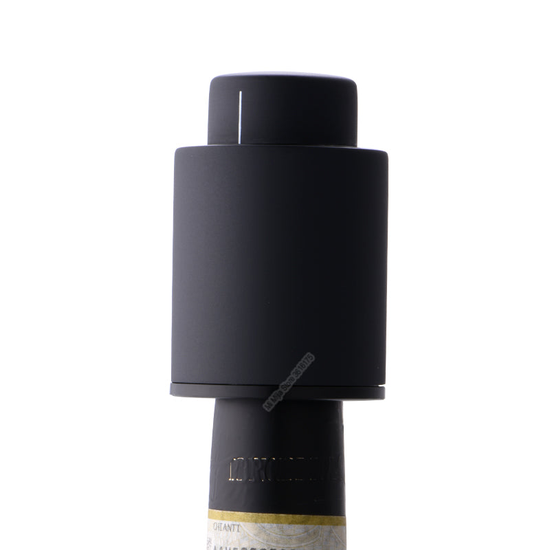 Youpin Black Abs Vacuum Wine Bottle Stopper Sealed Storage Vacuum Memory Wine Stopper Push Style Bar Tools Barware Wine Cork