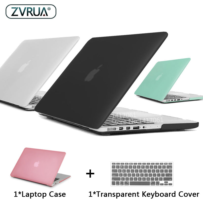 Zvrua Best Laptop Case For Macbook 13 15 Inch Pro With Retina A1502 A1398 / Cd Rom A1278 A1286 + Keyboard Cover