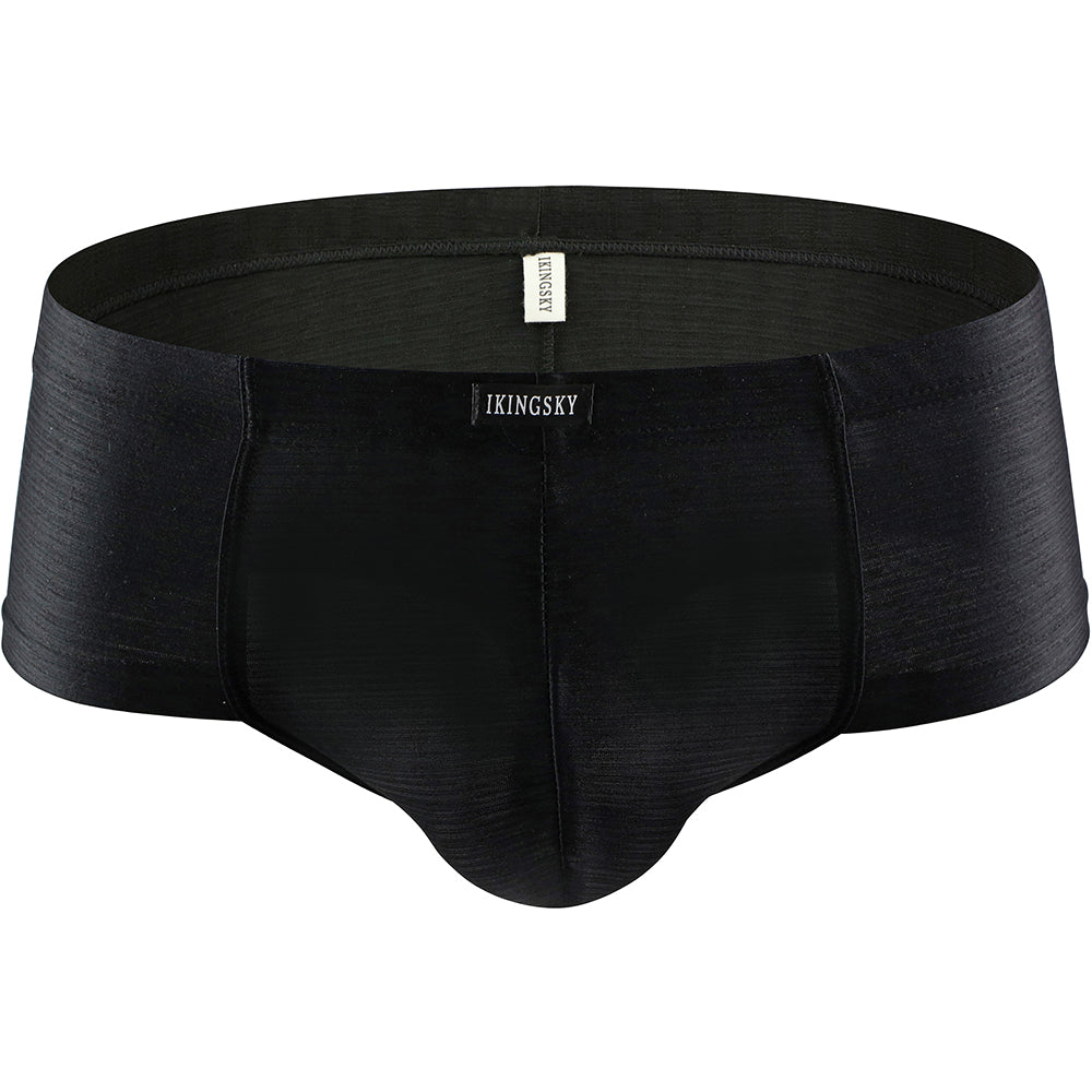 Ikingsky Men'S Shining Cheeky Boxer Sexy Mini Cheek Underwear Stretch Brazilian Back Mens Under Panties