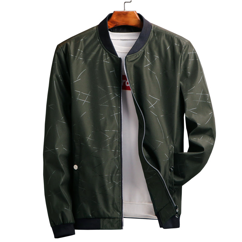 Jacket Men Casual Baseball Jacket Mens Spring Autumn Fashion Slim Fit Men Jacket Thin Jackets Brand Casual Coat Top Quality 1043