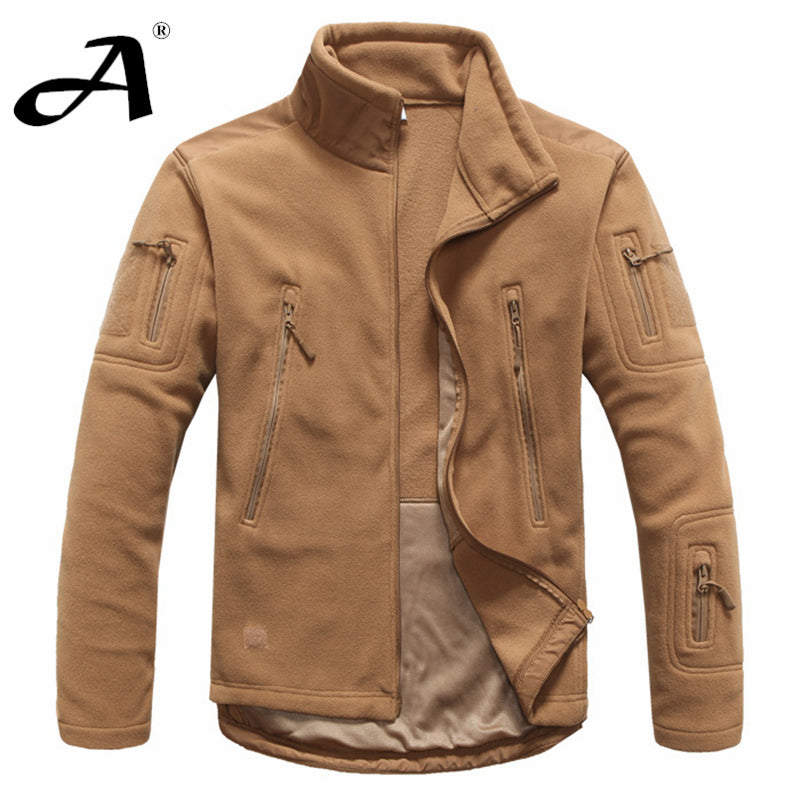 Mens Clothing Autumn Winter Fleece Army Jacket Softshell Clothing For Men Softshell Military Style Jackets