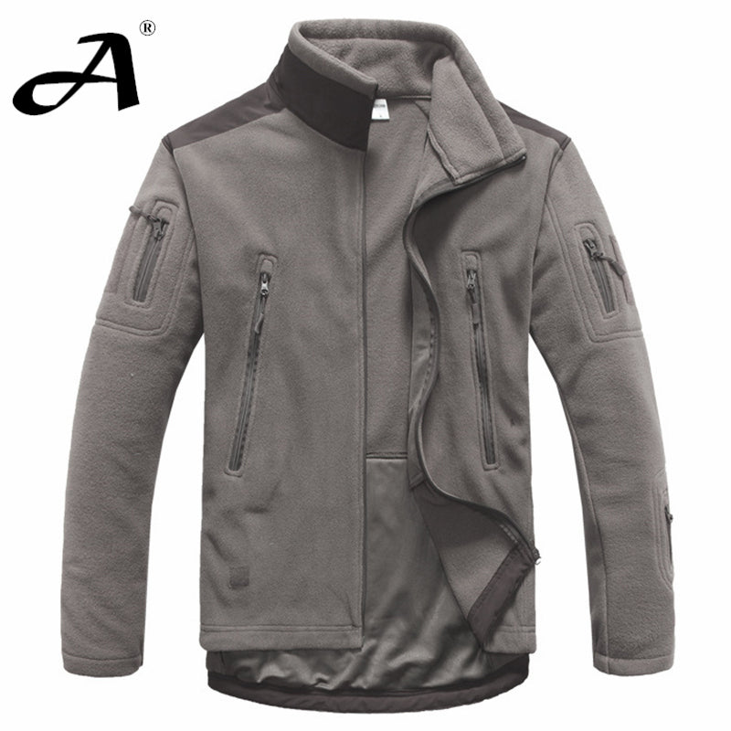 Mens Clothing Autumn Winter Fleece Army Jacket Softshell Clothing For Men Softshell Military Style Jackets