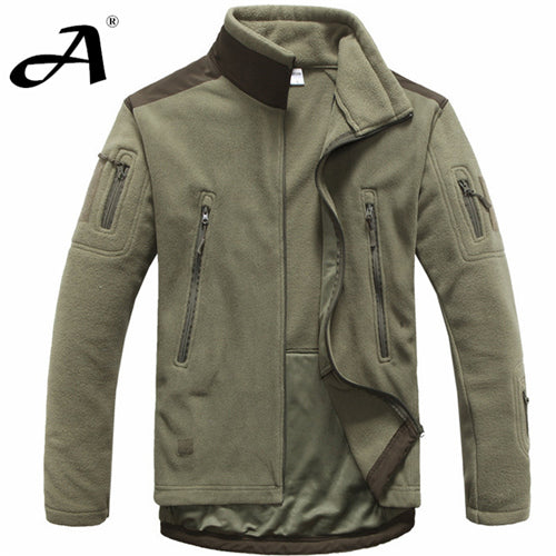 Mens Clothing Autumn Winter Fleece Army Jacket Softshell Clothing For Men Softshell Military Style Jackets