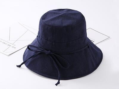 New Cotton Beach Bow Hats For Women Hat Female Lady Bucket Hat Hat Summer Woman Anti-Uv Panama Summer Sun Cap Viseira