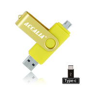 USB 2.0 amarillo