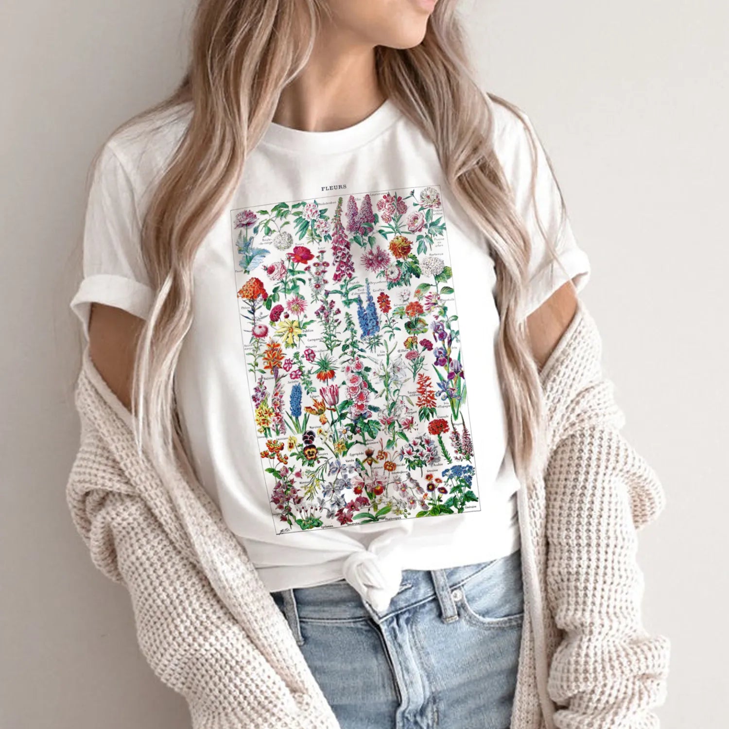 Sunfiz Hjn Dandelion Vintage Botanical Tshirt, Hiking Tshirt, Botanical Print Shirt, Dandelion Shirt, Vintage Tee